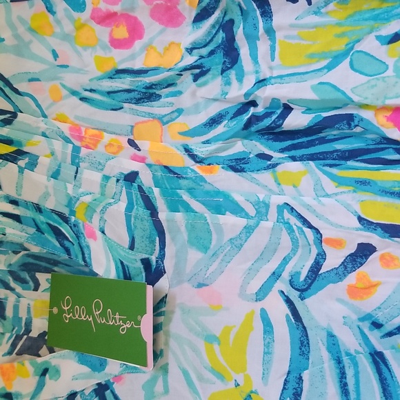 Lilly Pulitzer Colby Top in Serene Blue - Picture 5 of 10